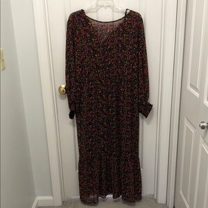 Ava & Viv Multicolor Long Sleeve Dress